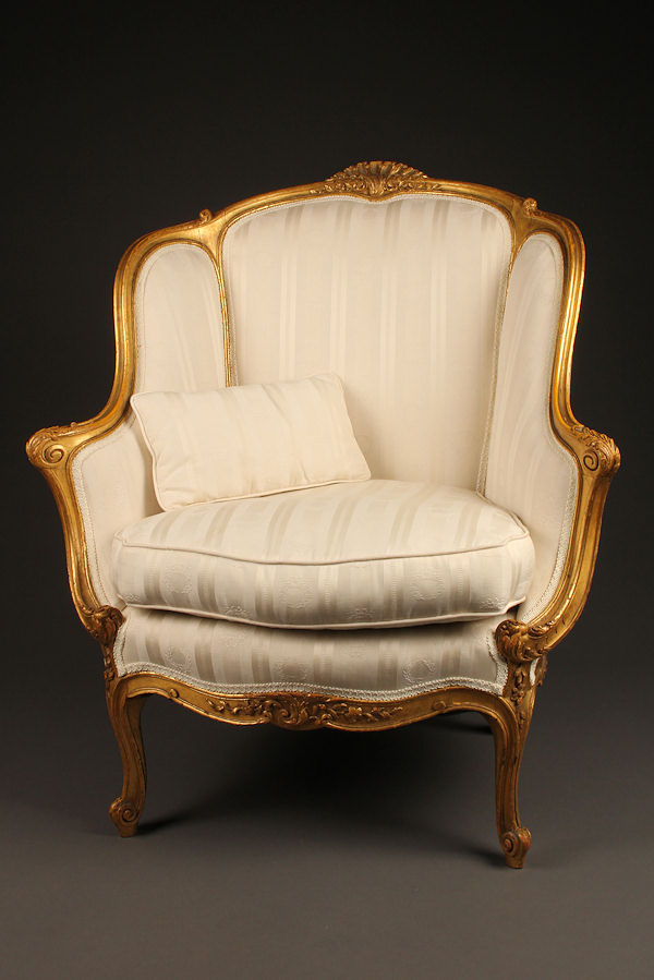 Antique French Louis XV Style Armchairs