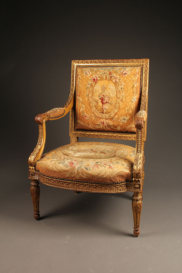 Fabulous pair of 18th century French Louis XVI style chairs.