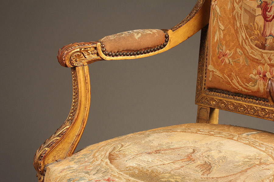 Pair Louis XVI Armchairs — Jefferson West, Inc.