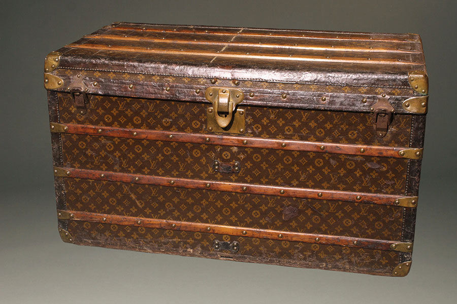 old Louis Vuitton trunk, antique louis vuitton trunk, louis