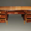 French satinwood and prima vera mahogany, Napoleon III partners desk A2251B French satinwood and prima vera mahogany, Napoleon III partners desk A2251B