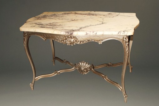 Antique Louis XV style marble top table A3338A Antique Louis XV style marble top table A3338A