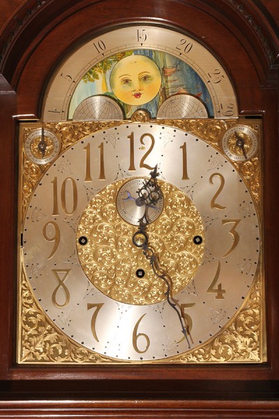 Tall case clock with movement by Elliott, case by Durfee A5473F