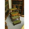 English custom flip over library steps/table in mahogany