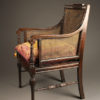Antique Adams style arm chair. Antique Adams style arm chair.