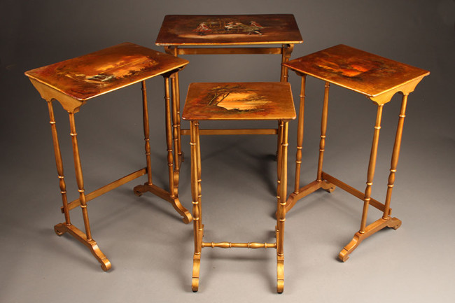 vernis Martin nesting tables