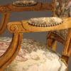 Pair of Louis XVI style arm chairs A5521F