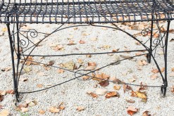 Wire garden bench A5560C