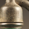 Aqua colored seltzer water bottle from France dated 1913