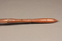 Huge Dutch copper dipper with wooden handle