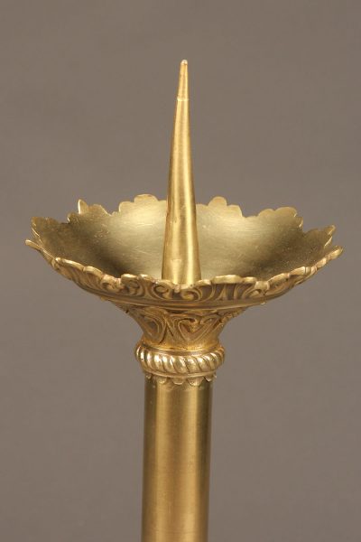 19th century French Gothic style church candelabra