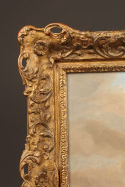 Alternative view of Oil on canvas depicting European landscape signed Frederick W. Hulme.