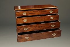 English Chippendale style chest of drawers in mahogany