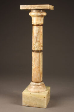 19th century French onyx pedestal.