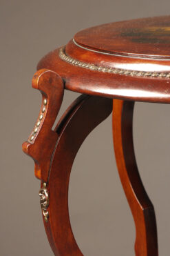 Alternative view of Early 20th century mahogany side table.
